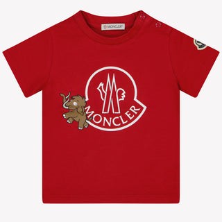 Moncler Baby Boys T-Shirt Red