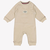 Tommy Hilfiger Baby Unisex Playsuit Light Beige