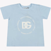 Dolce & Gabbana Bebek Erkekler T-Shirt Açık Mavi