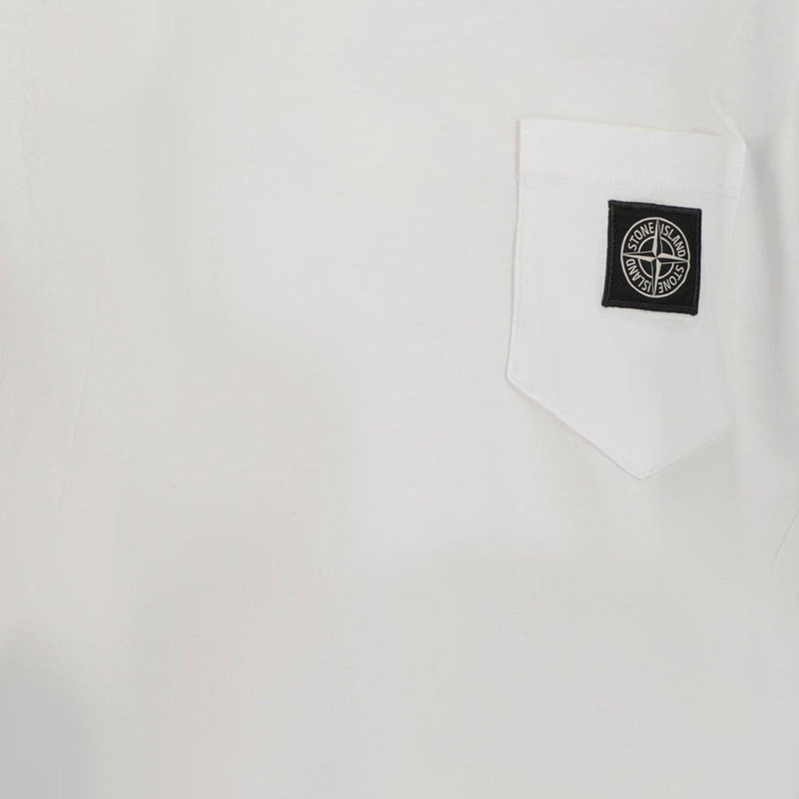 Stone Island Kids Boys  T-Shirt White