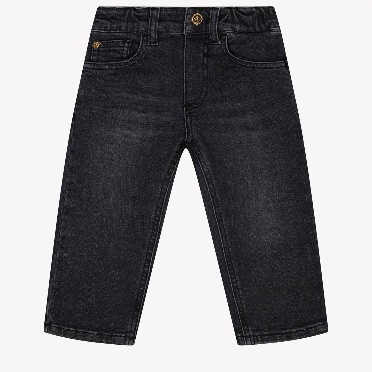 Versace Baby Unisex Jeans In Zwart