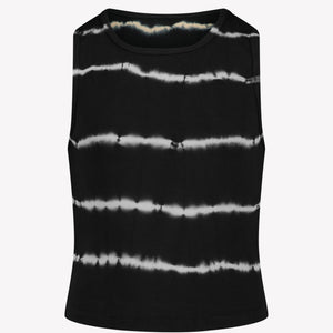 Patrizia Pepe Kinder Meisjes T-shirt Zwart 6Y