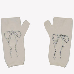 Monnalisa Meisjes Handschoenen Off White xs