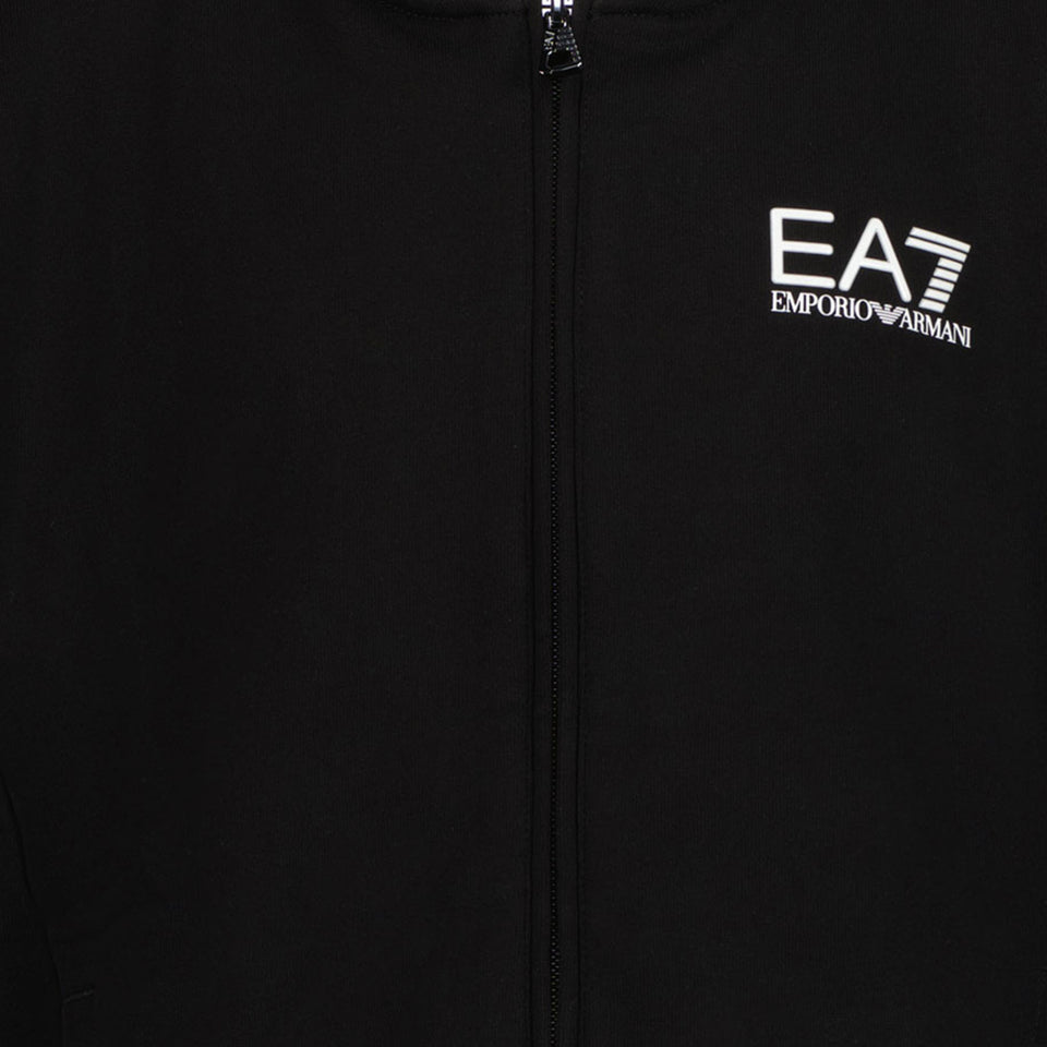 EA7 Jongens Vest Zwart