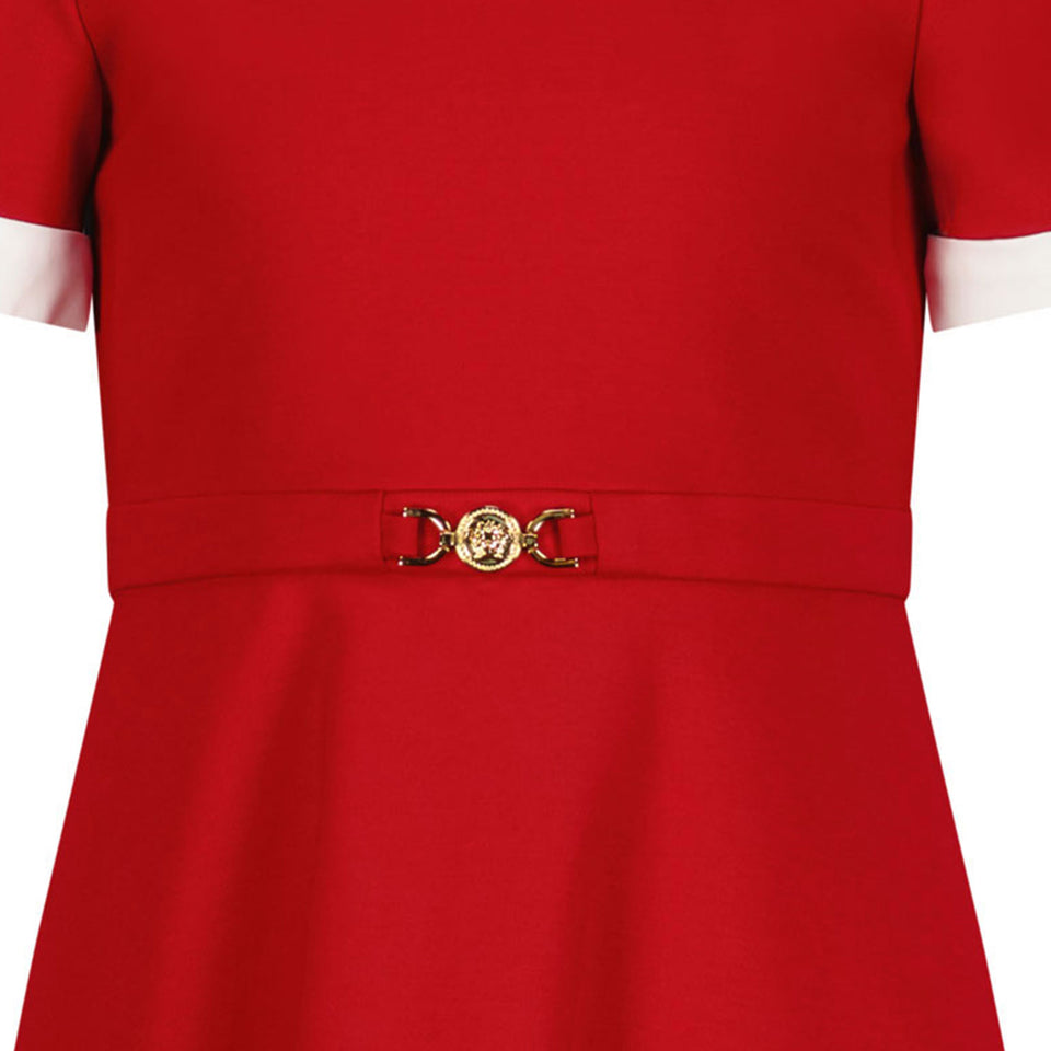 Versace Girls Dress Red