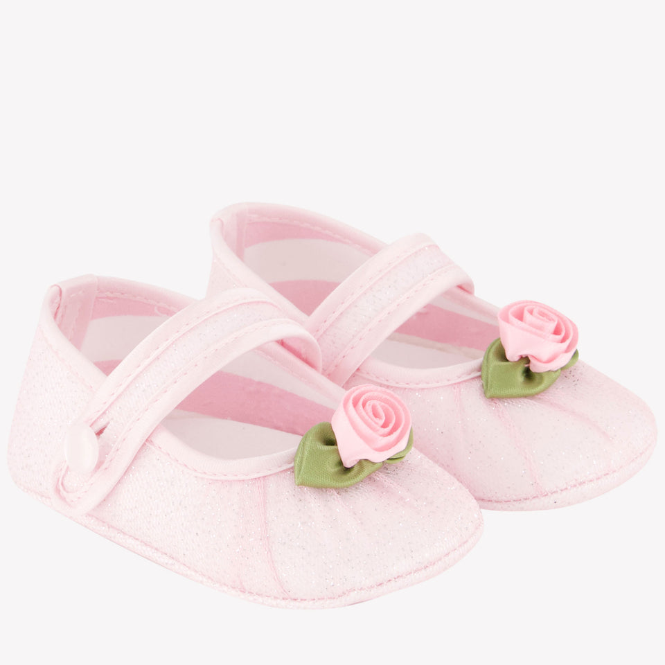 MonnaLisa Baby Girls Shoes In Light Pink