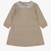 Chloé Baby Meisjes Jurk Licht Beige