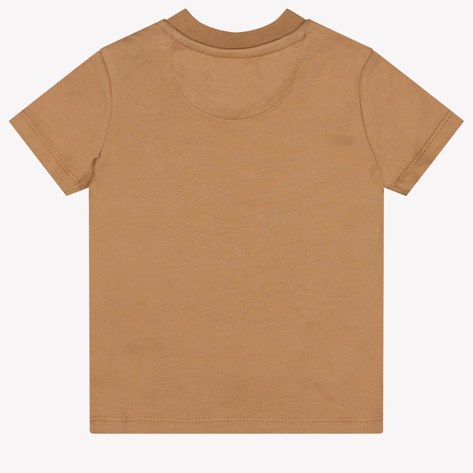 Calvin Klein Baby Unisex T-Shirt in Light Brown