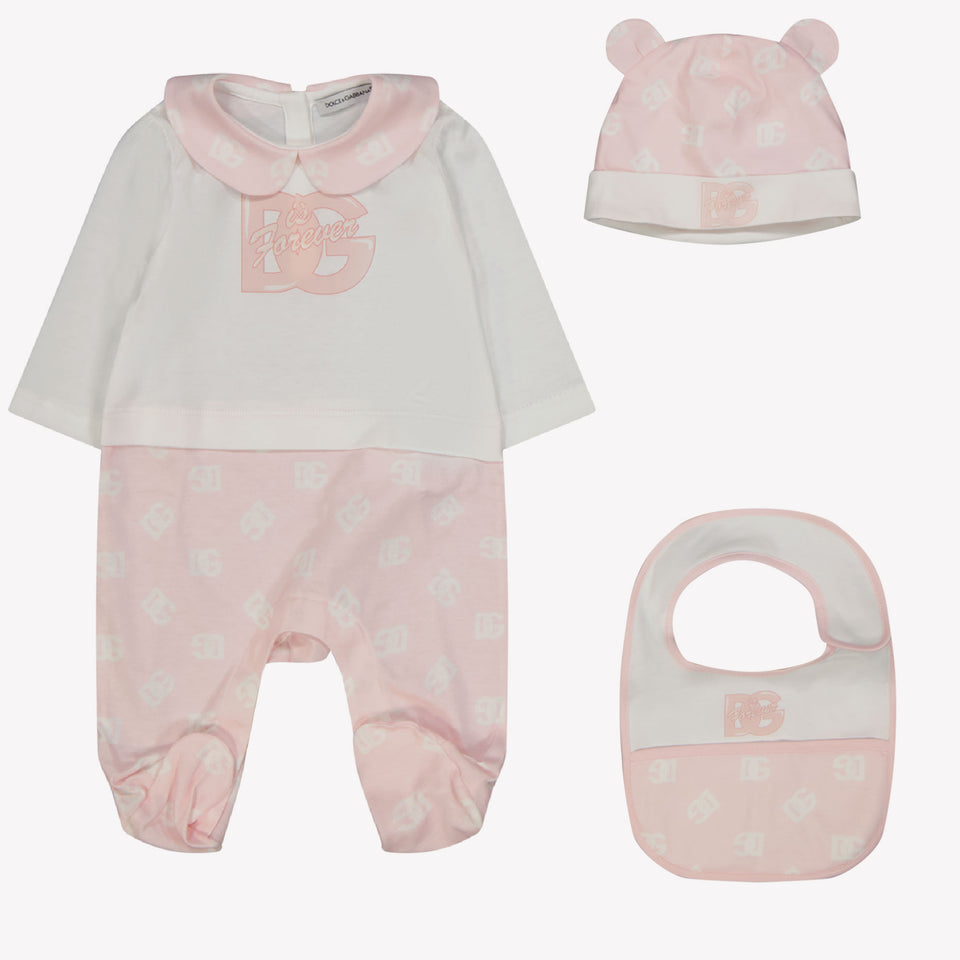 Dolce & Gabbana Baby Girls Playsuit Pink