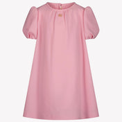 Dolce & Gabbana Kinder Meisjes Jurk In Licht Roze