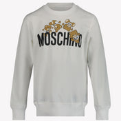 Moschino Kinder Unisex Sweater Beyaz