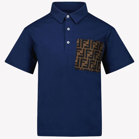 Fendi Boys Polo Blue