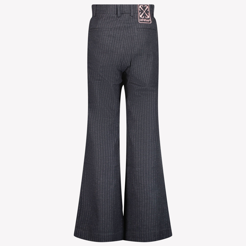 Off-White Girls Pants Anthracite