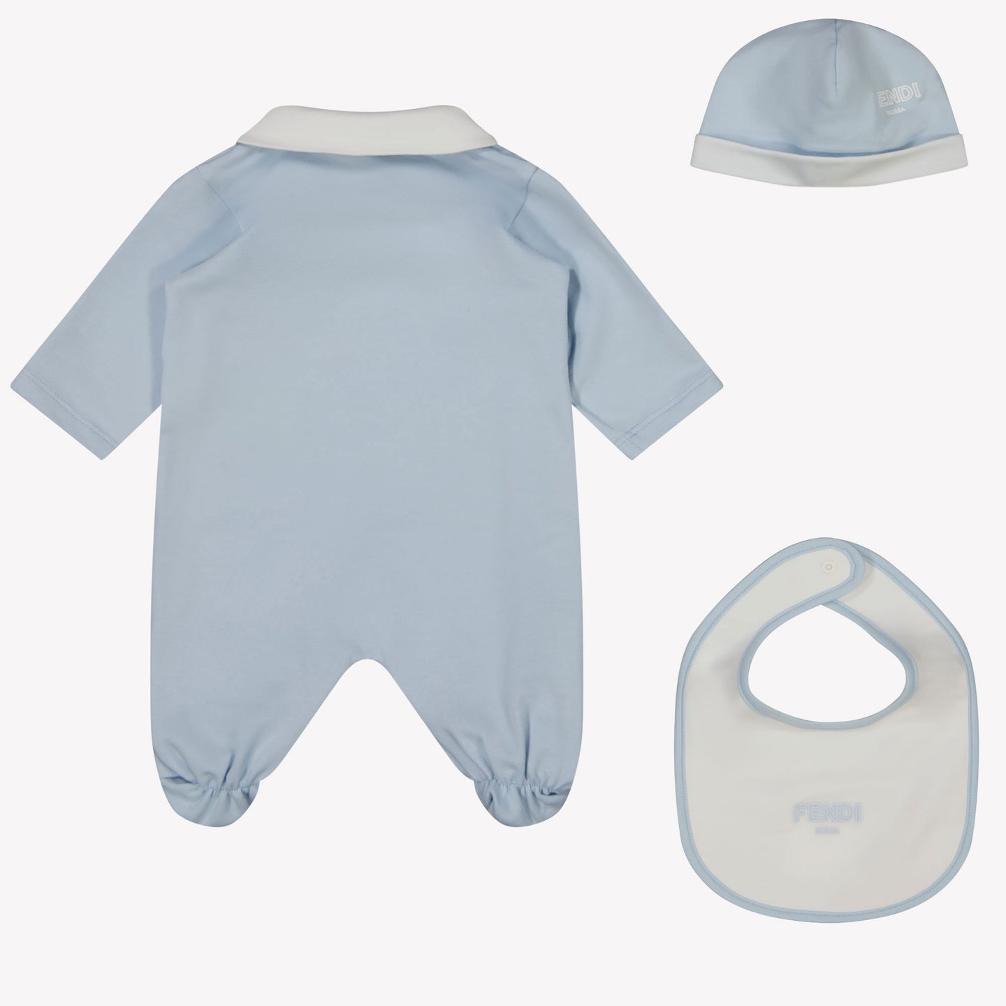 Fendi Baby Unisex Boxpakje Licht Blauw