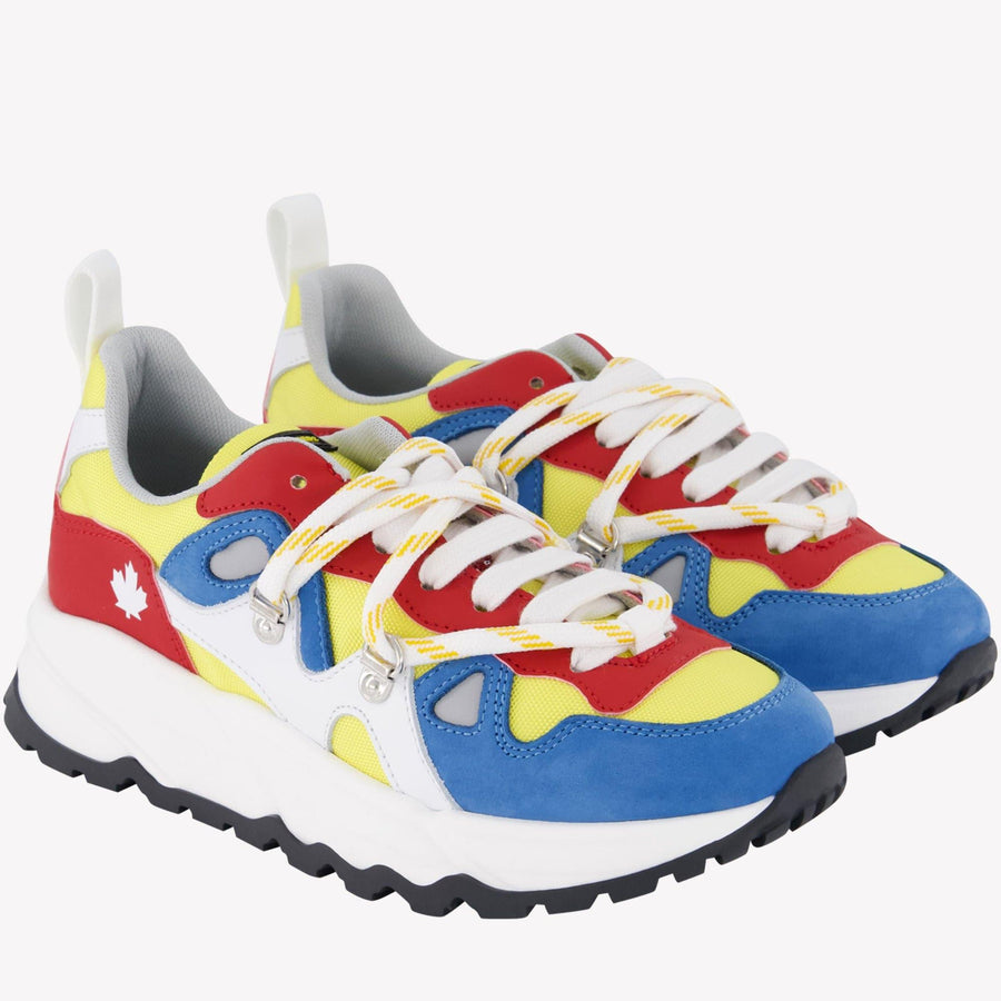 Dsquared2 Kinder Unisex Sneakers Geel
