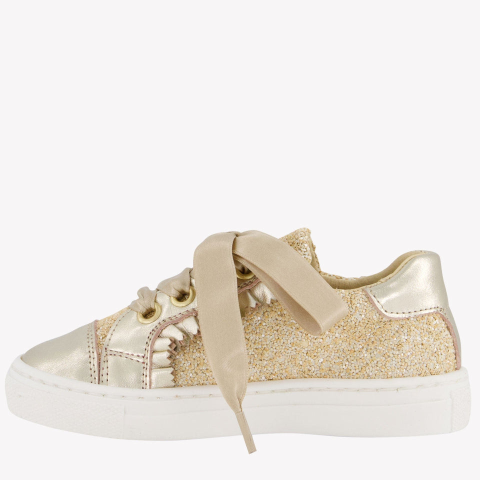 Andanines Meisjes Sneakers Licht Beige