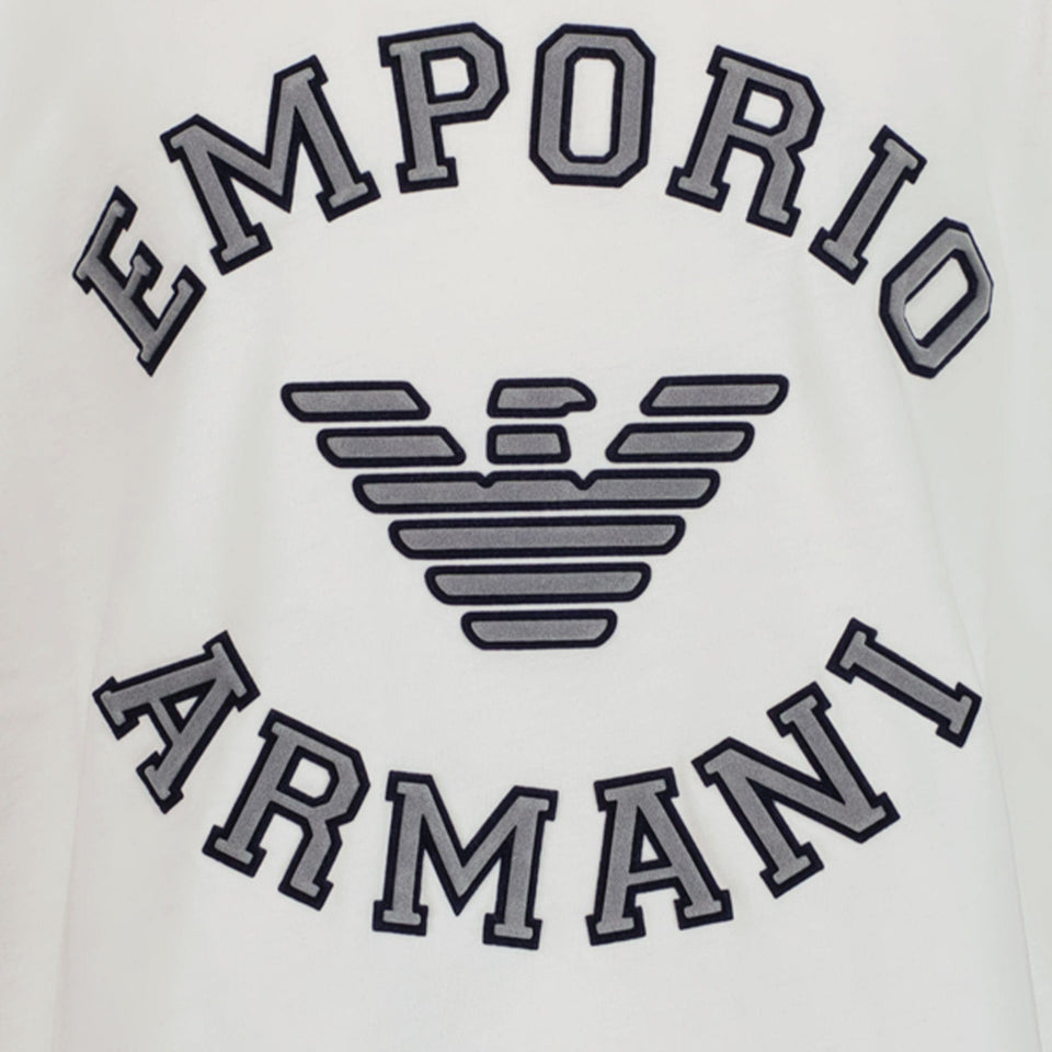 Armani Jongens T-shirt Wit