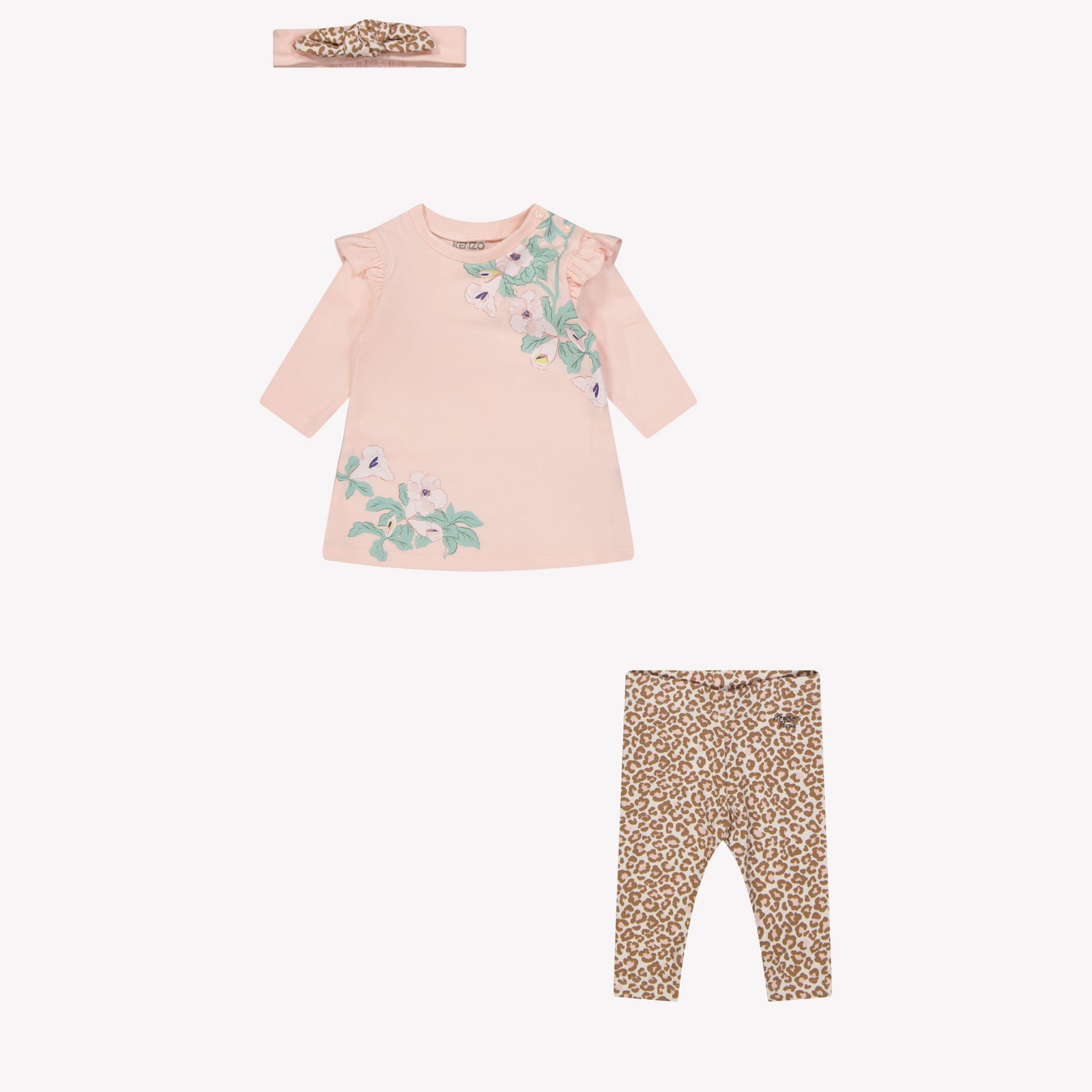 Kenzo Kids Baby girls set Light Pink