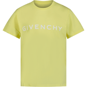 Givenchy Çocuk Kızları Tişört Sarı