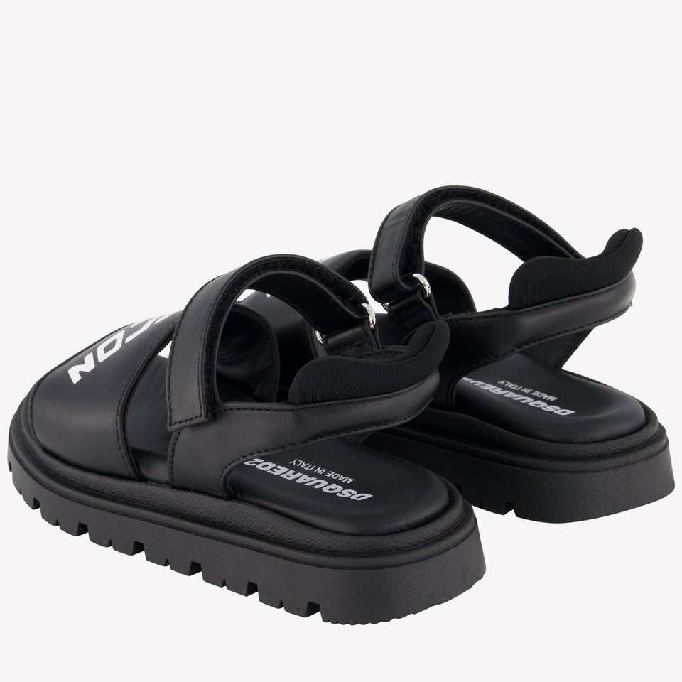 Dsquared2 Unisex Sandals In Black