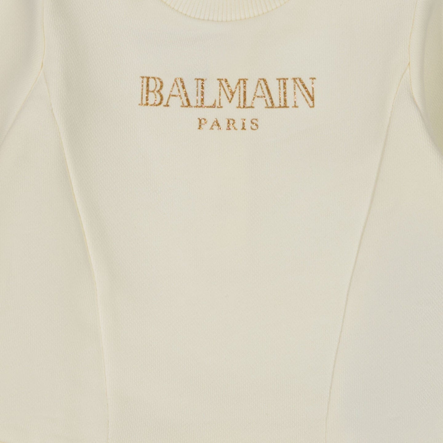 Balmain Baby Meisjes Jurk Off White 6 mnd