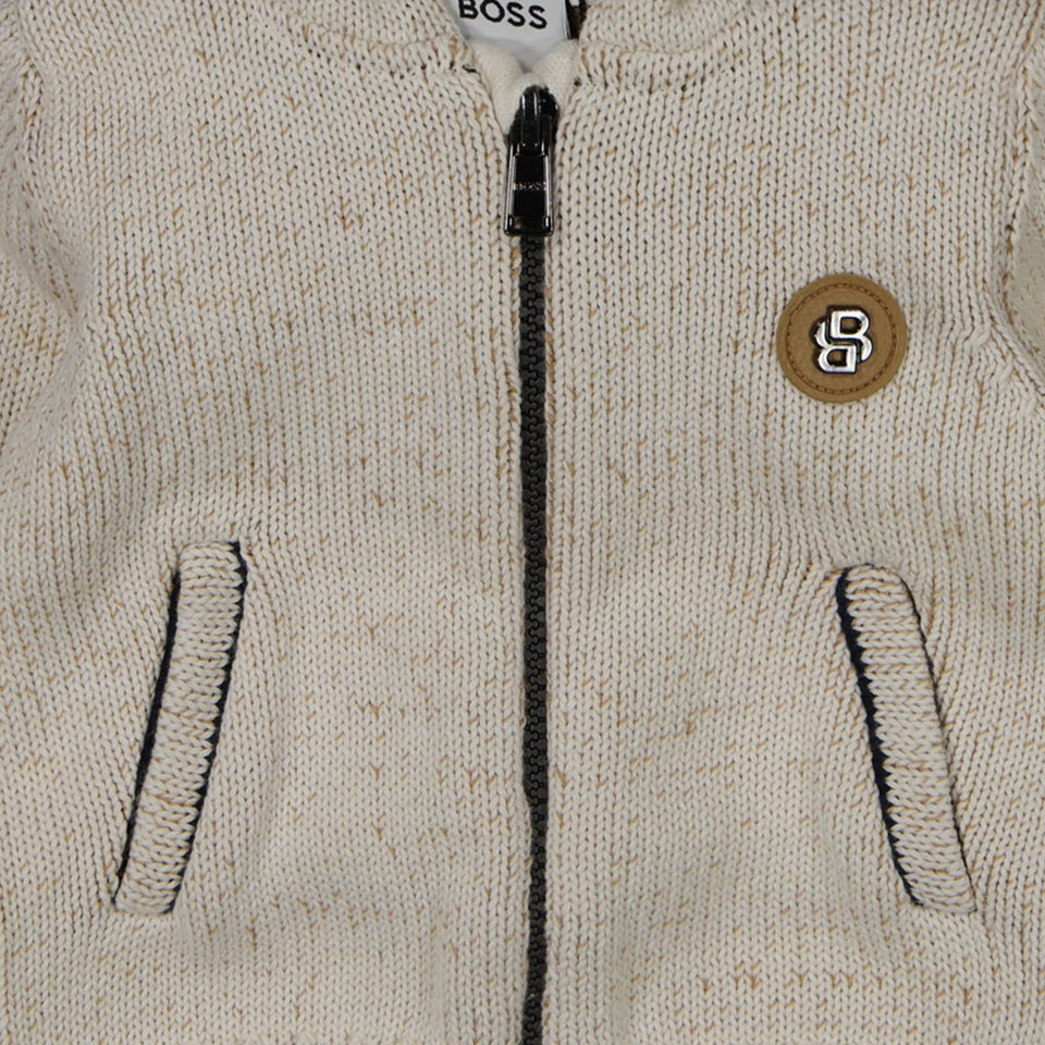 Boss Baby Boys Cardigan Beige