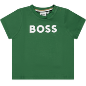 Patron bebek erkek tişört koyu yeşil
