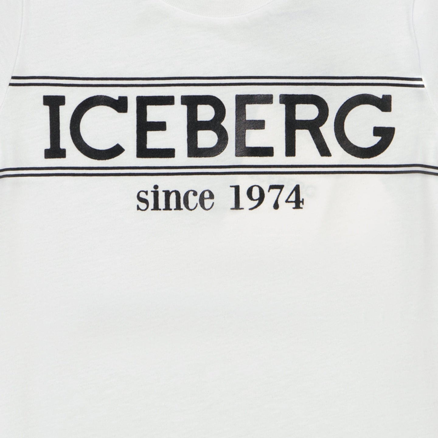 Iceberg Baby Jongens T-shirt Wit 6 mnd