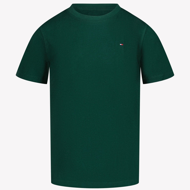 Tommy Hilfiger Jongens T-shirt Groen 4Y