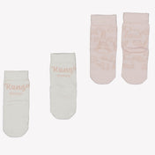 Kenzo Kids Bebek unisex çoraplar açık pembe