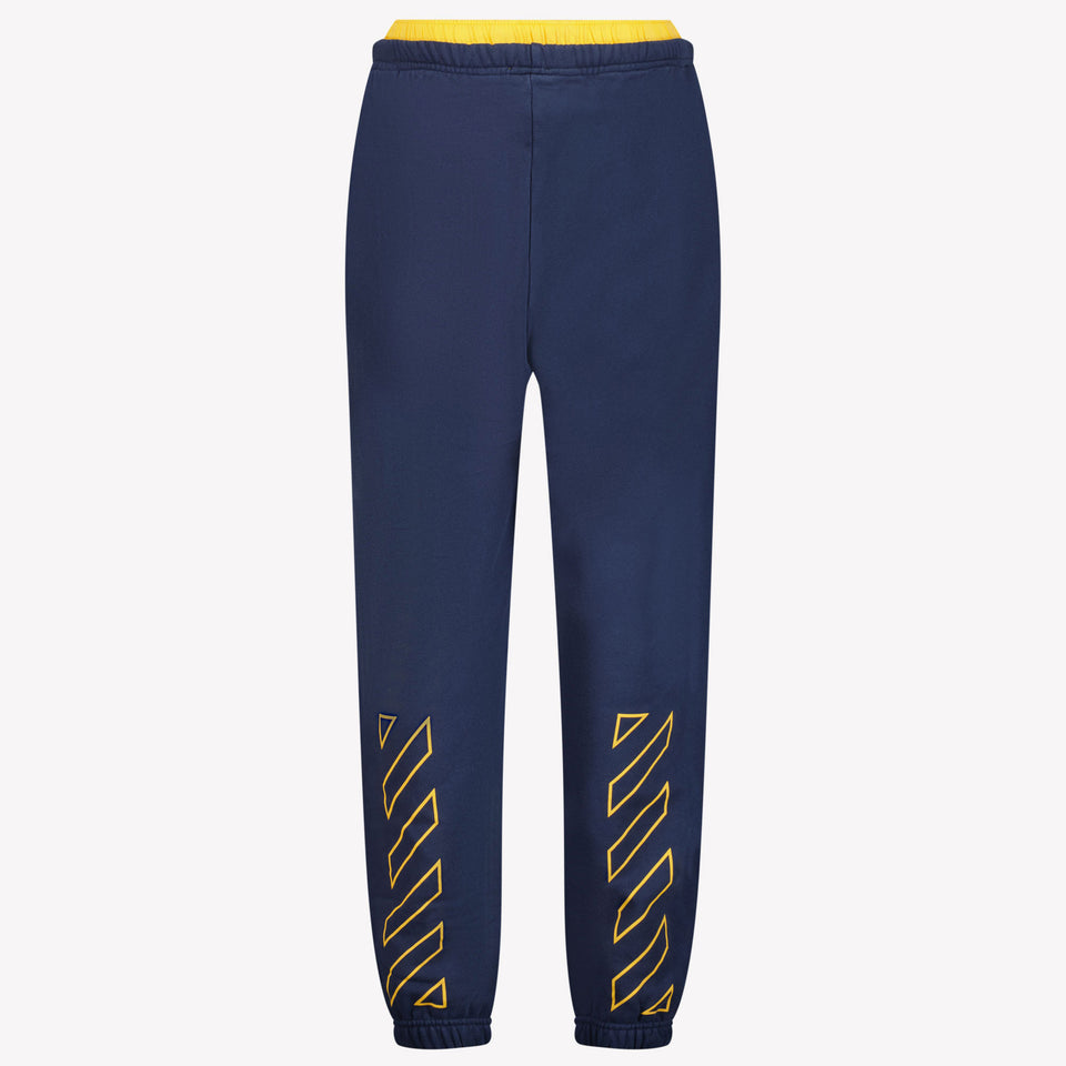 Off-White Kids Boys in Trousers Navy