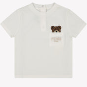 Fendi Baby Unisex T-shirt White