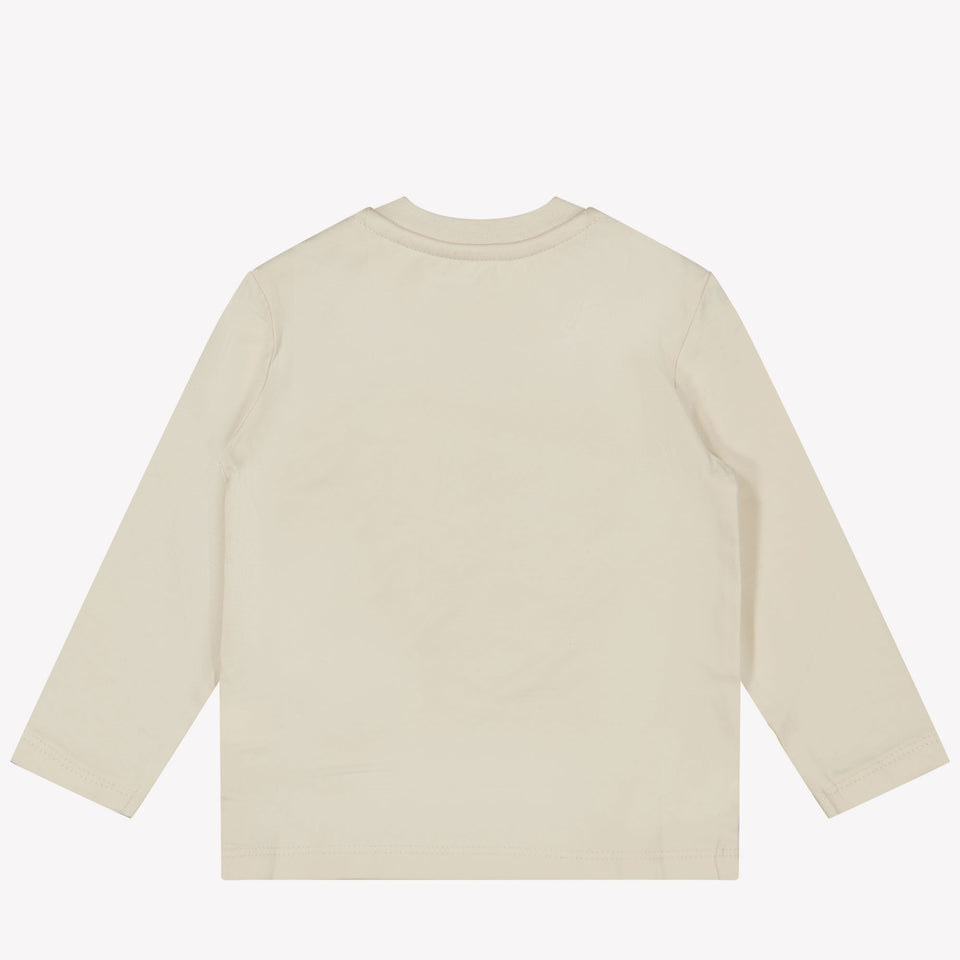 Calvin Klein Baby Unisex T-shirt in OffWhite