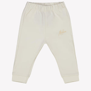 Malelions Baby Unisex Trousers Offwhite