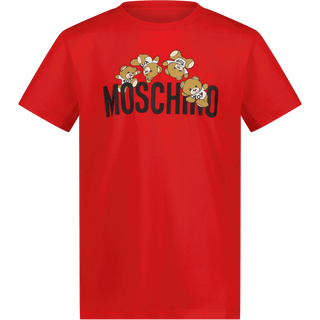 Moschino Kinder Meisjes T-Shirt Rood