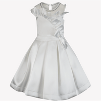 MonnaLisa Kinder Meisjes Jurk Off White 4Y