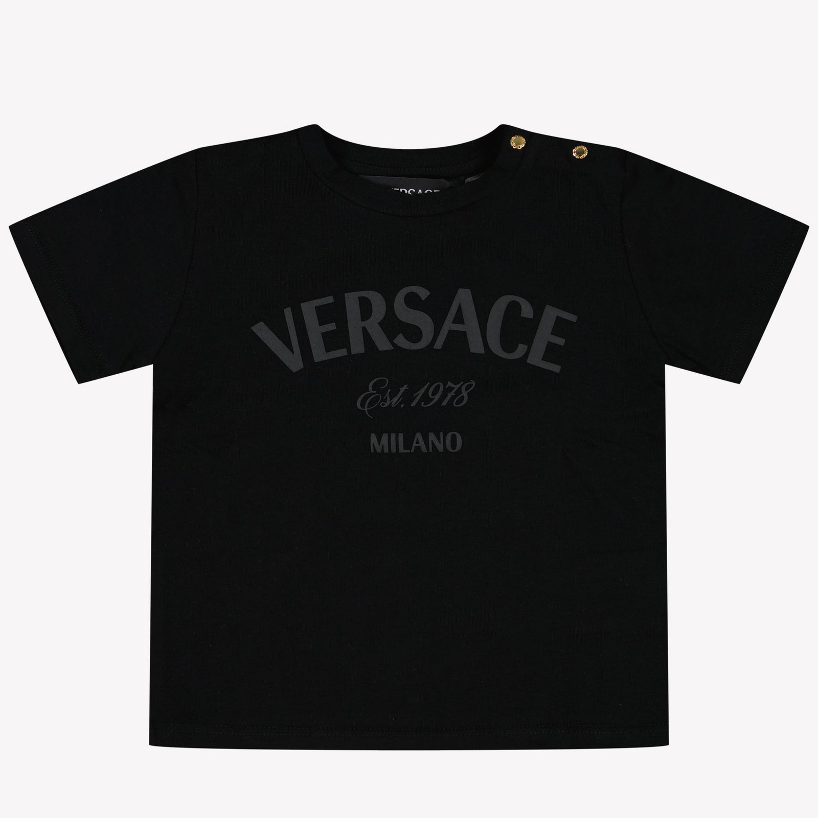 Versace Unisex T-Shirt Black