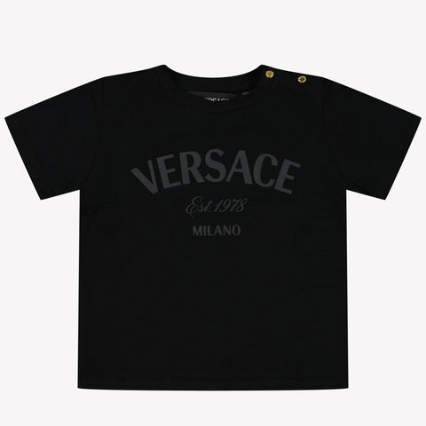 Versace Unisex T-shirt Zwart