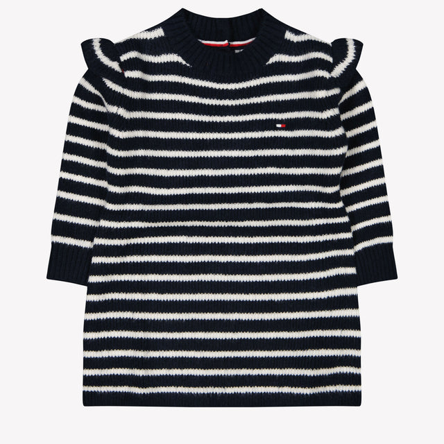 Tommy Hilfiger Baby Meisjes Jurk Navy