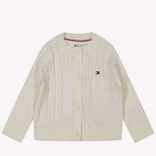 Tommy Hilfiger Baby Meisjes Vest Off White