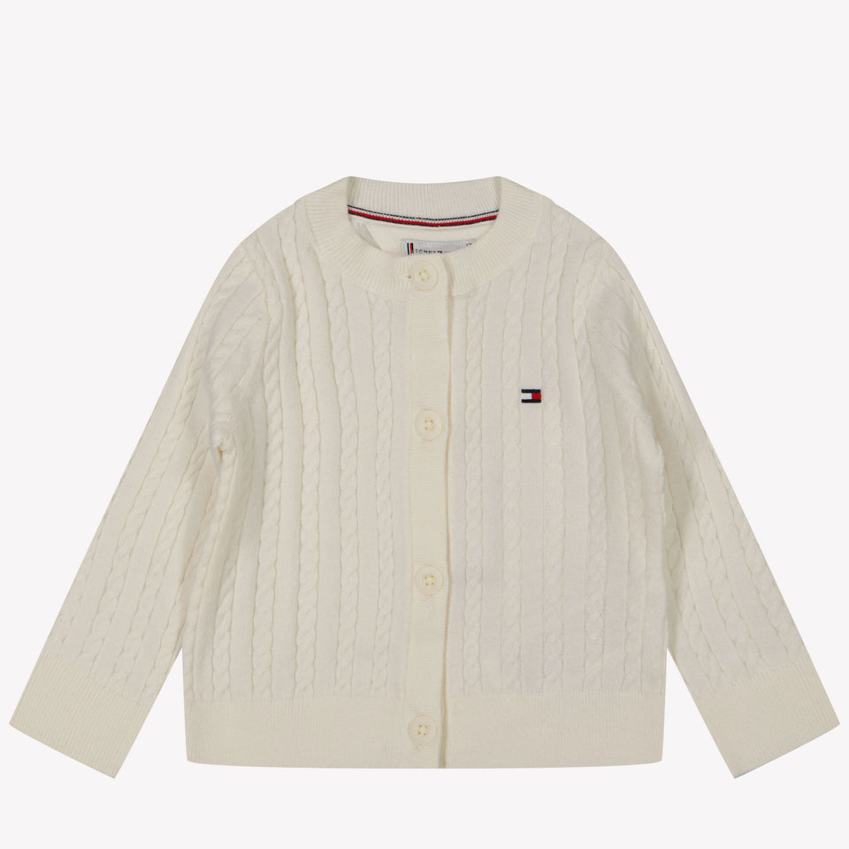 Tommy Hilfiger Baby Girls Cardigan OffWhite