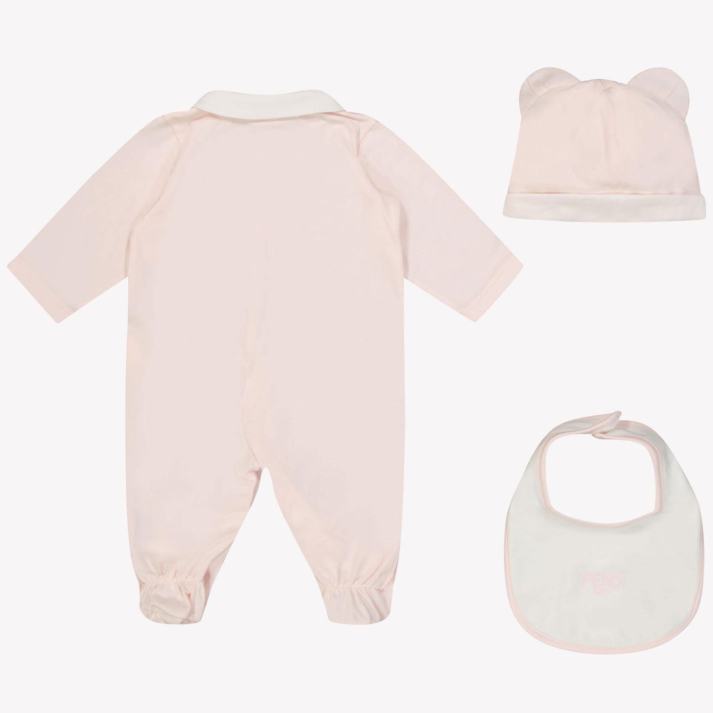 Fendi Baby unisex box suit Light Pink