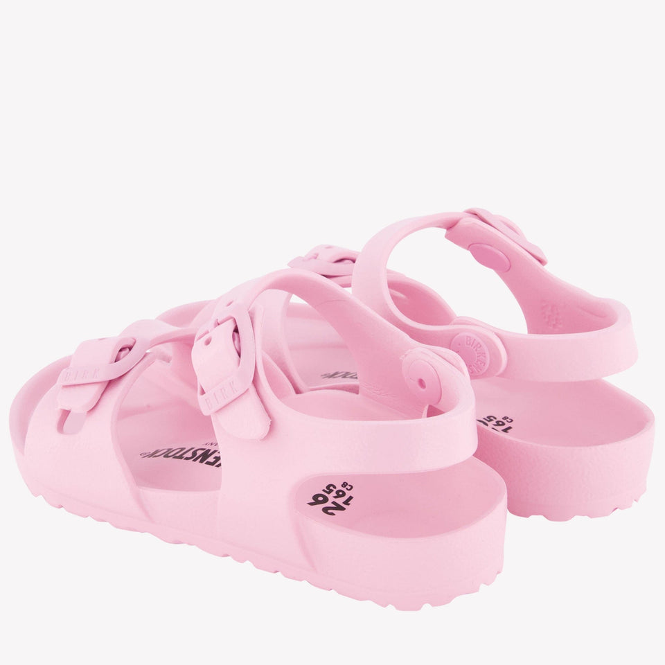 Birkenstock Girls Sandals In Light Pink