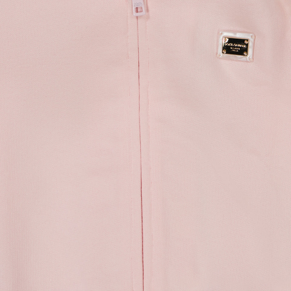 Dolce & Gabbana Baby Girls Vest Light Pink
