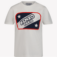 Kenzo kids Kinder Jongens T-Shirt Wit 4Y