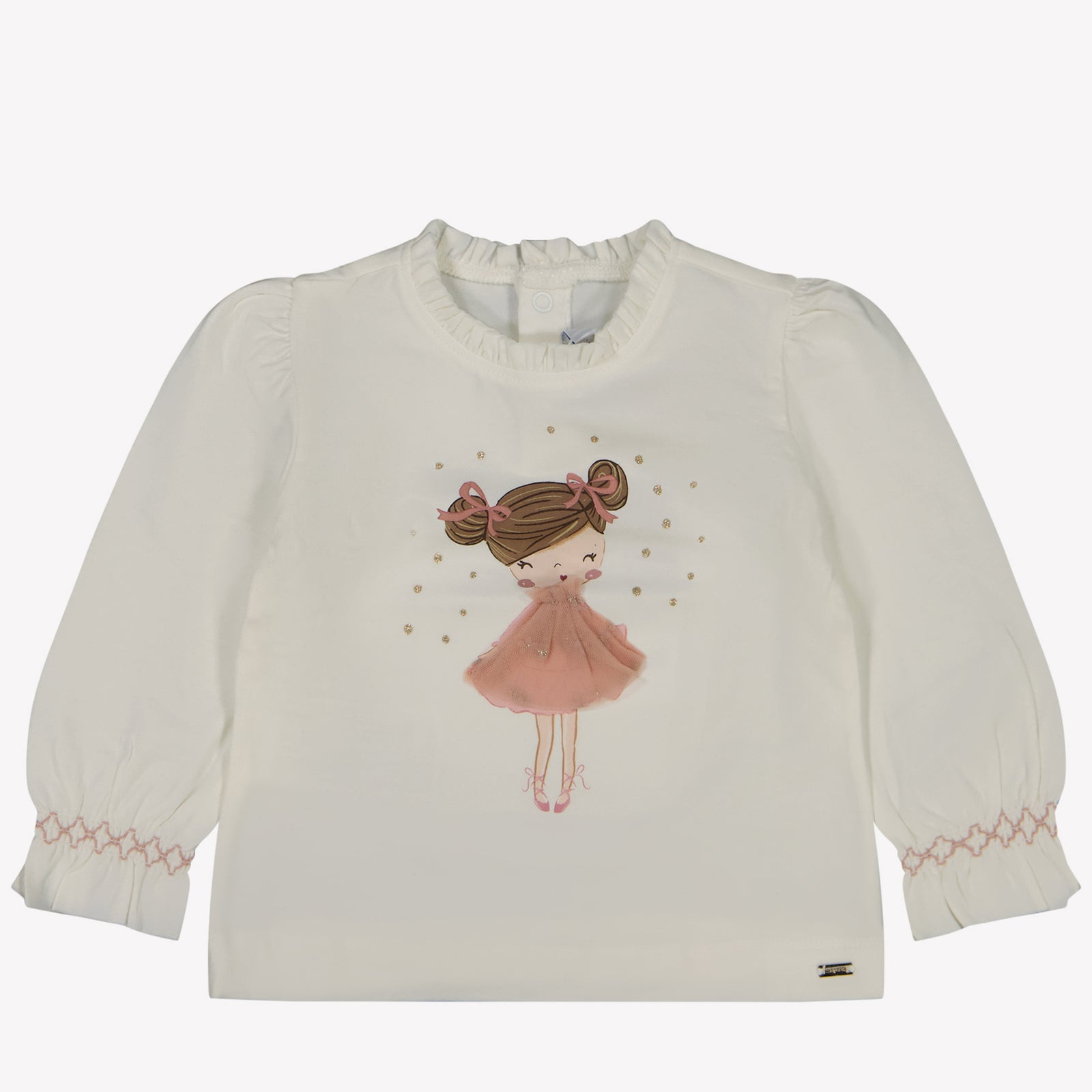 Mayoral Baby Meisjes T-shirt Off White