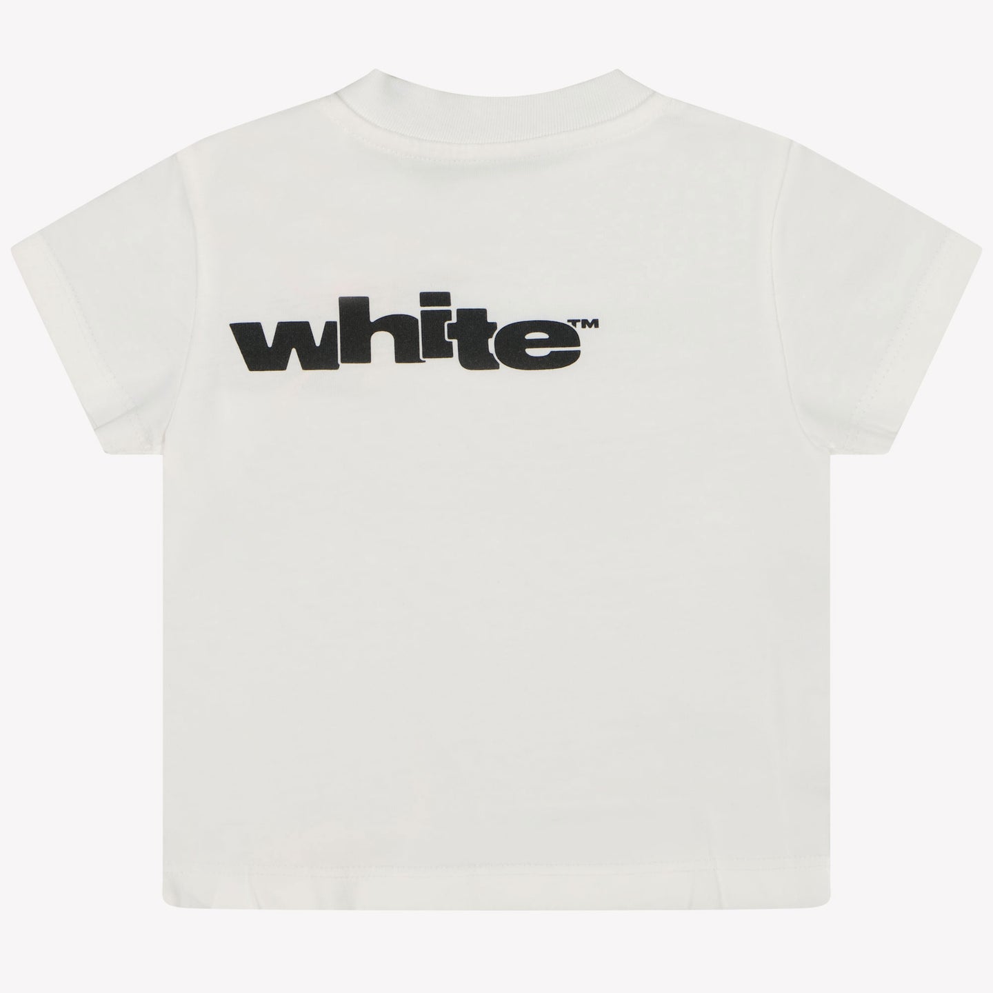 Off-White Baby Jongens T-Shirt In Wit