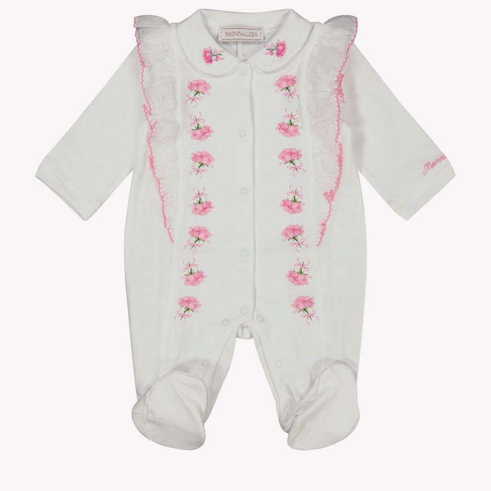 MonnaLisa Baby Girls boxing suit in White