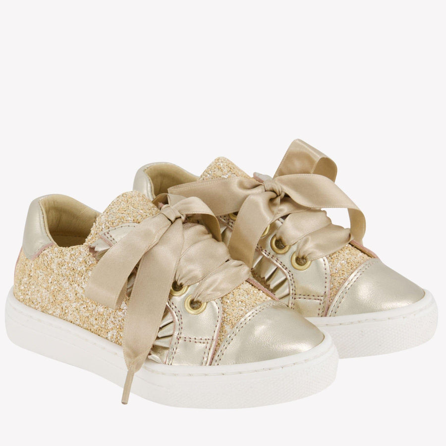 Andanes Girls Sneakers  Beige