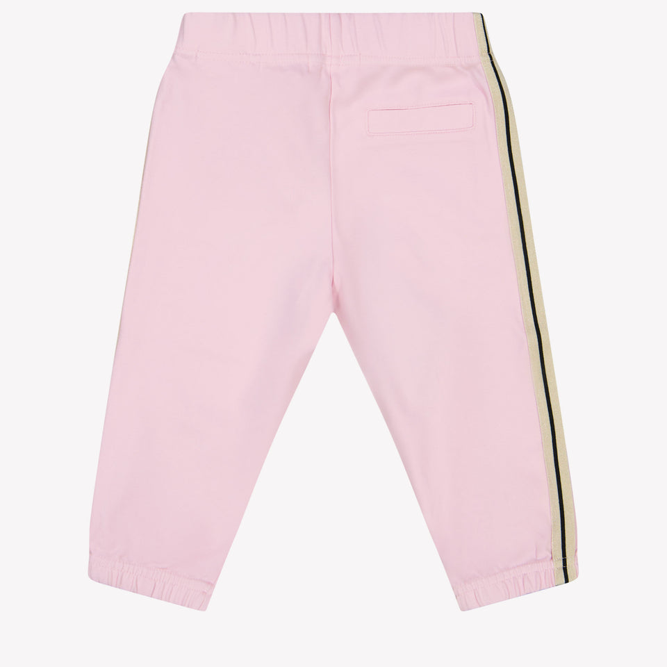 Palm Angels Baby Girls Pants In Light Pink